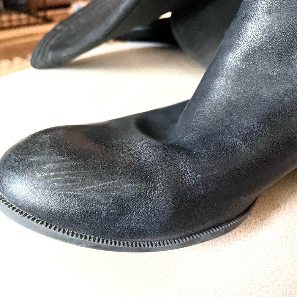 Anne Klein Kaydon Leather Riding Boot - Picture 4 of 5